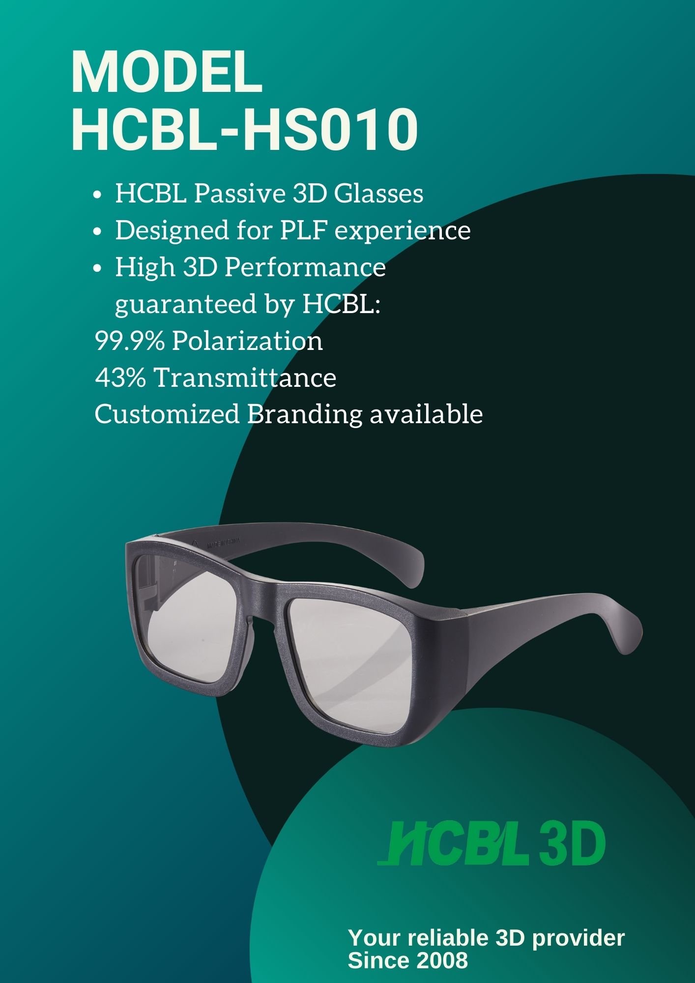 Passive 3D -Brille